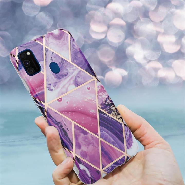 Image du produit Cadorabo Couverture IMD TPU Marbre coloré (Huawei P20 Lite)