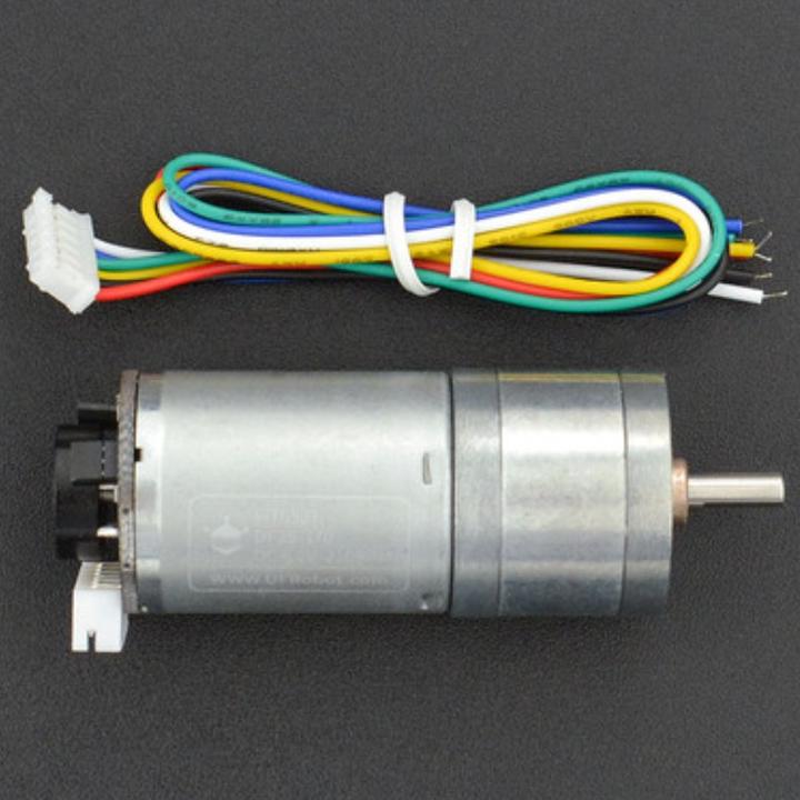 Produktbild DFRobot 6V 210 RPM 10Kg*cm DC Getriebemotor mit Encoder