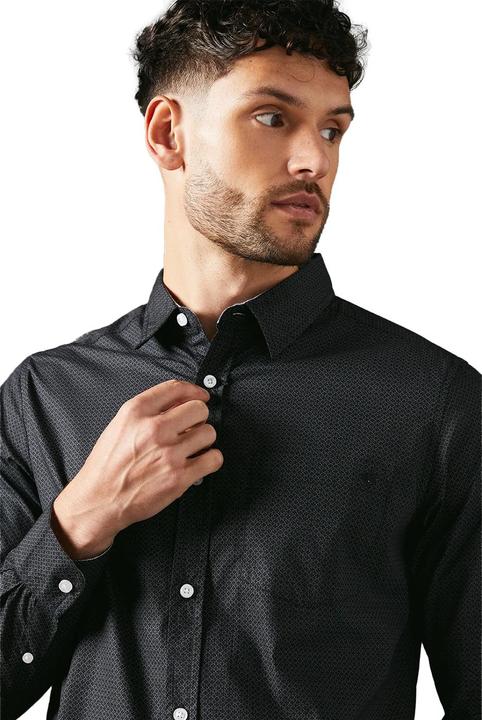 Actual product image Universal Textiles Mens Octo Geometric Long-Sleeved Shirt (M)