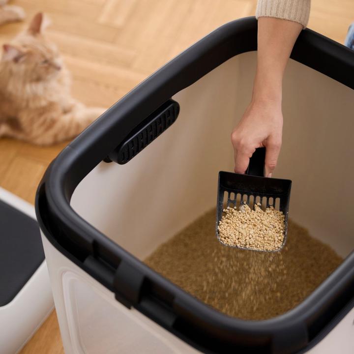 Actual product image Rotho BIALA XL cat litter tray (Cat litter box closed)