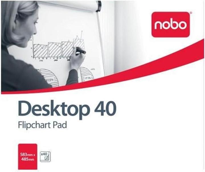 Image du produit Nobo Flipchart 58 cm x 48.5 cm, 40 Blatt (58 x 48 cm)