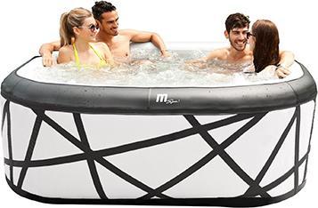 Actual product image PureHaven Inflatable whirlpool 185x185x68 cm for 6 persons self-cleaning incl. filter cartridges (6 pers.)