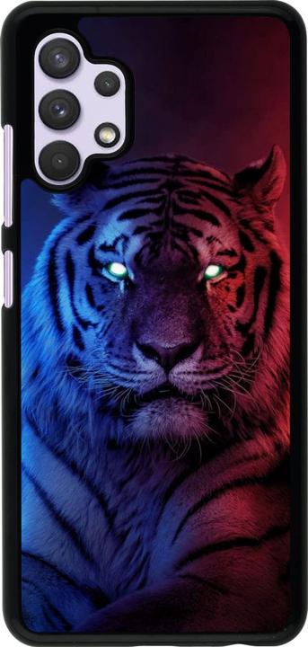 Actual product image PhoneLook Cover Tiger Blue Red (Samsung Galaxy A32)