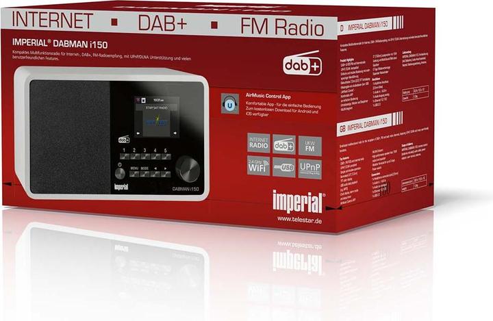 Produktbild Imperial Dabman i150 (Internetradio, DAB+, FM, UKW, WLAN)