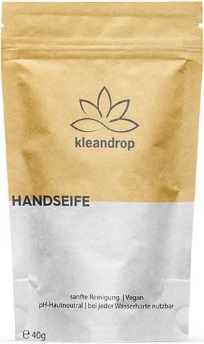 Kleandrop Pulver, Hand Care Canapa Refill 3er (Flüssigseife, 200 ml)