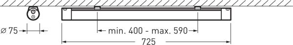 Produktbild Trilux TugraHE#7988651 Feuchtraumleuchte Anbau (2300 lm)
