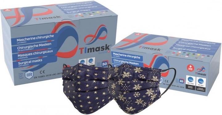 Actual product image Timask Disposable mouth guard Christmas edition (50 pcs) (Type IIR, 50 x)