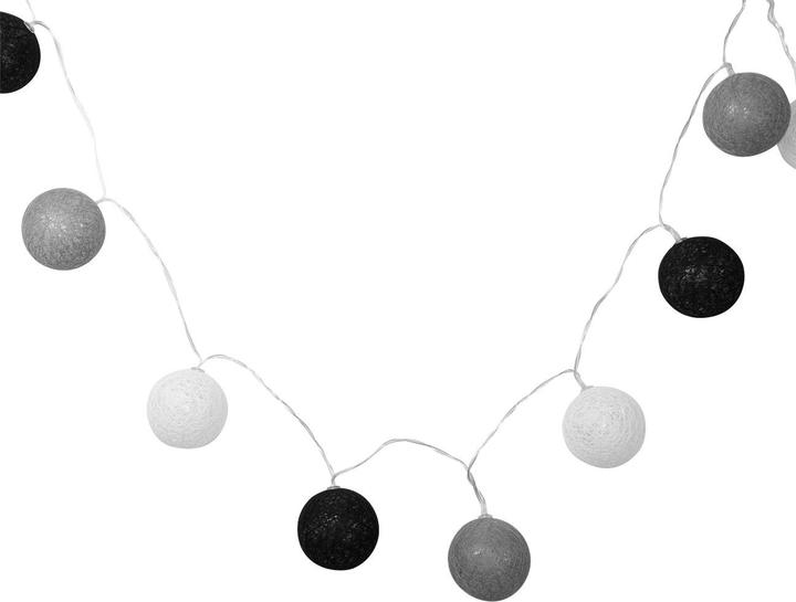 Actual product image Cepewa Lichterkette mit 10 Baumwoll-Lampions (3 m)