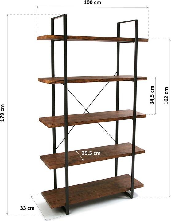 Immagine prodotto Versa Kiel (179 x 33 x 100 cm)