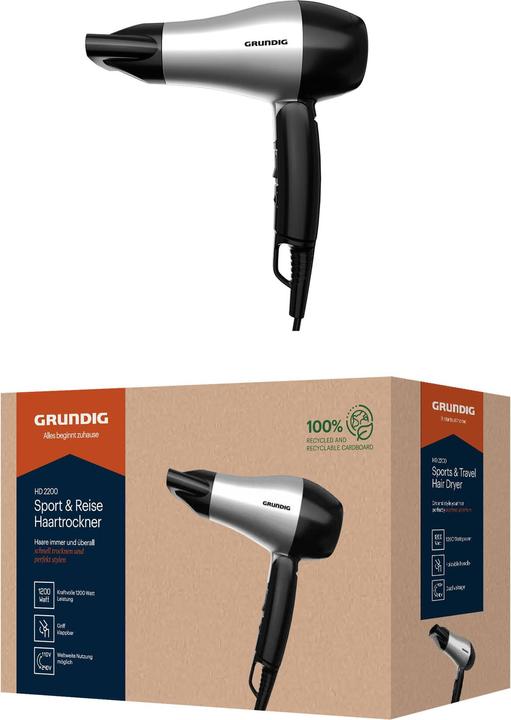 Produktbild Grundig Sport-&Reisehaartrockner HD2200
