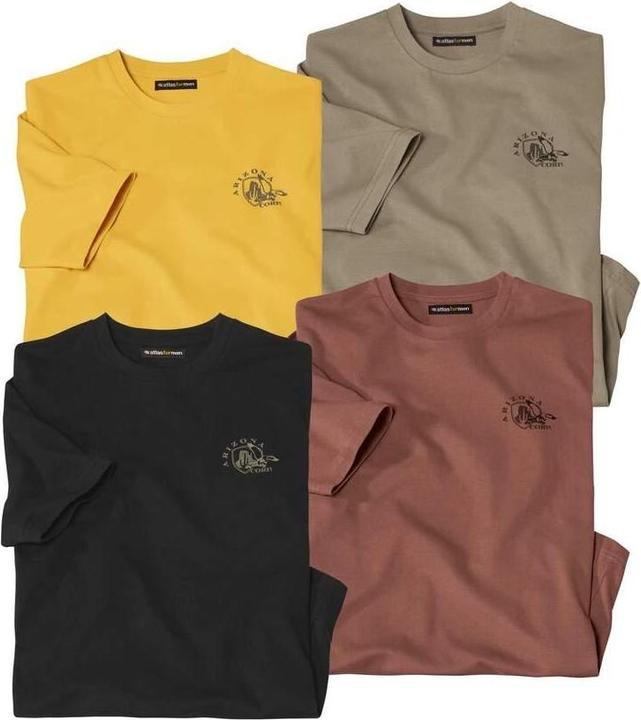 Produktbild Atlas For Men TShirt Rundhalsausschnitt (4erPack) (L)