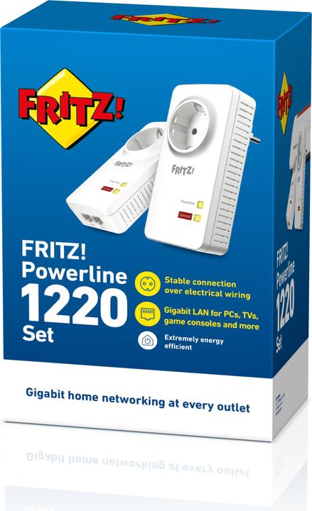 Actual product image AVM FRITZ!Powerline 1220 Set International (1200 Mbit/s)