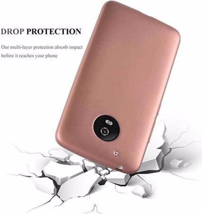 Image du produit Cadorabo Couverture métallique mate TPU (Motorola Moto G5)