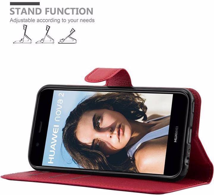 Actual product image Cadorabo Book with stand function cover (Nova 2)