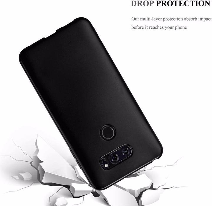 Actual product image Cadorabo TPU Matt Metallic Cover (LG V30, LG V30+, LG V30S+)