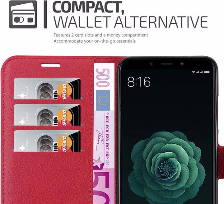 Produktbild Cadorabo Book mit Standfunktion Cover (Xiaomi Mi A2, Xiaomi Mi 6X)