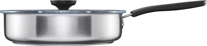 Productafbeelding Fiskars PAN SAUTE FF 26CM CER COAT W DEKSEL 1072314 (26 cm, Koekenpan, Roestvrij staal)