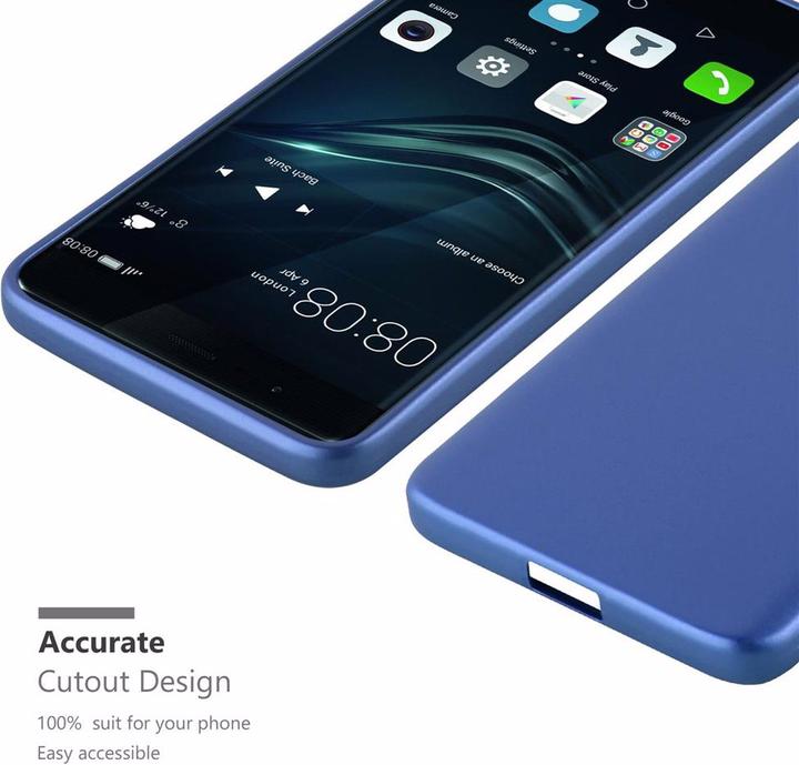 Actual product image Cadorabo TPU Matt Metallic Cover (Huawei P9 Plus)