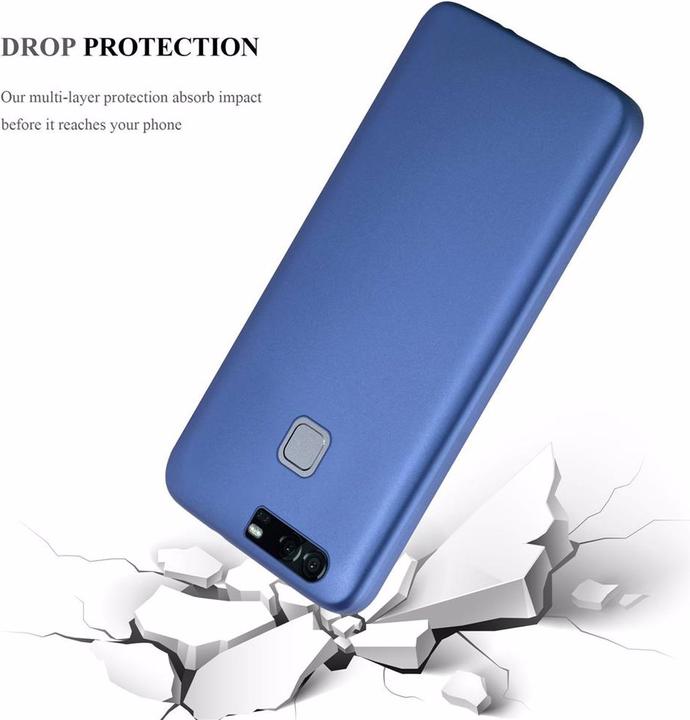 Actual product image Cadorabo TPU Matt Metallic Cover (Huawei P9 Plus)