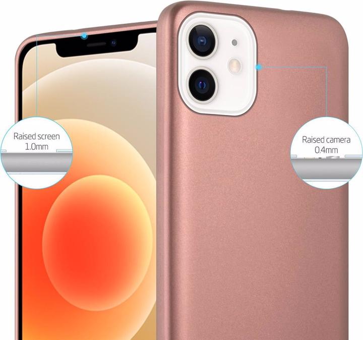 Actual product image Cadorabo TPU Matt Metallic Cover (Apple iPhone 12 mini)
