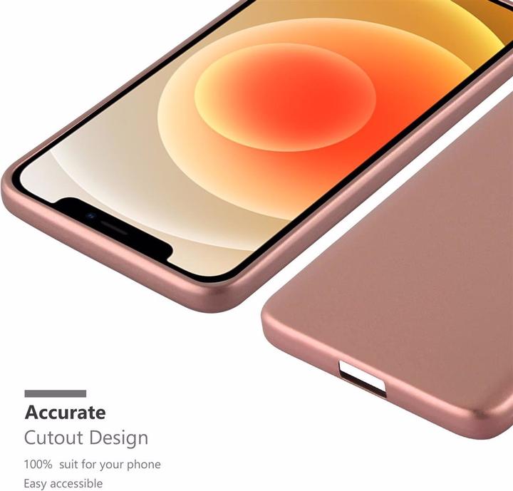 Actual product image Cadorabo TPU Matt Metallic Cover (Apple iPhone 12 mini)