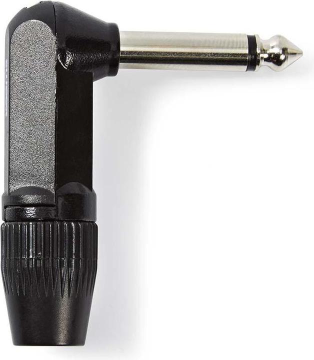 JTI Audiostecker | Abgewinkelt | Männlich | Vernickelt | Löten | Kabeleingangsdurchmesser: 8,0 mm | Alum