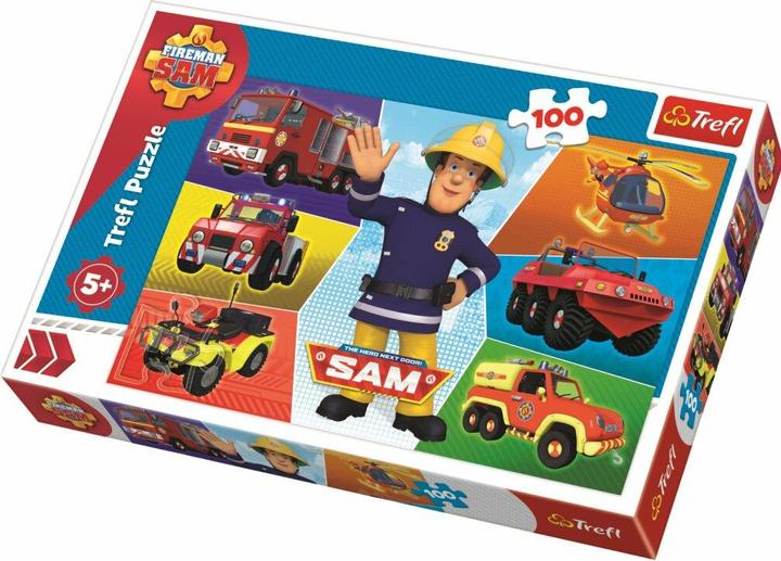 Actual product image Trefl Puzzle with 100 pieces Fireman Sam (100 pieces)