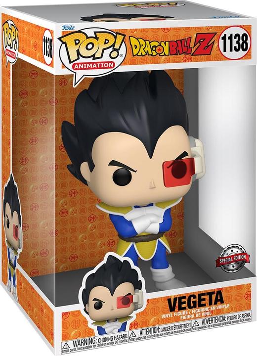Actual product image Funko Pop! Dragon Ball Z Vegeta (1138) Jumbo EXM