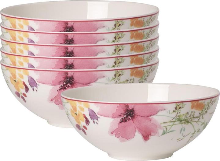 Actual product image Villeroy & Boch Multipack Mariefleur Basic bowls - 6 pieces (12.90 cm, 0.20 l, 6 x)