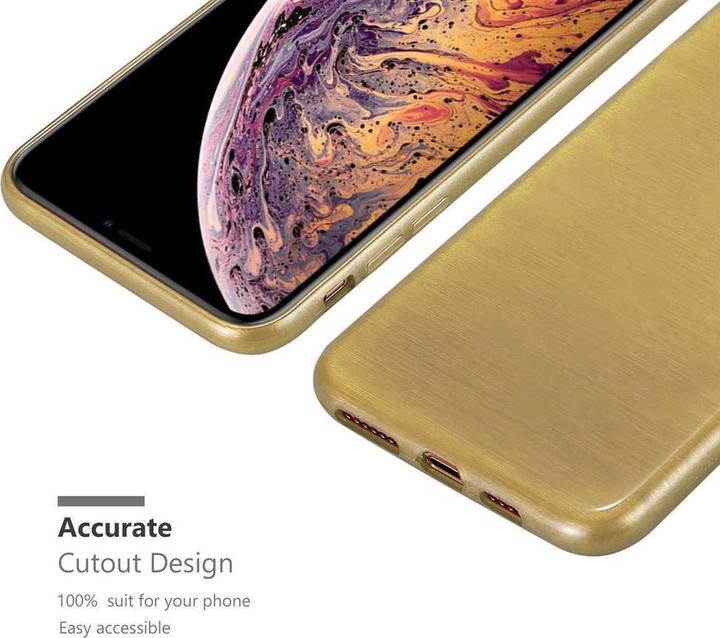 Actual product image Cadorabo TPU Brushed Cover (Apple iPhone XS Max)
