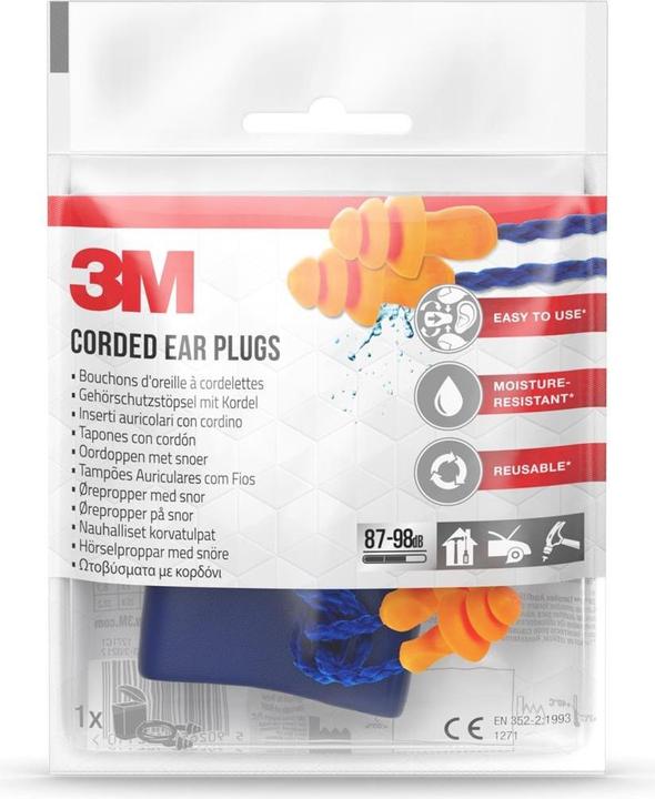 Produktbild 3M Gehörschutzstöpsel mit Kordel (1 x)