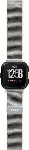 Image du produit Laut Pasek Steel Fitbit Versa silver/srebrny 35154 (Acier inoxydable, Matières plastiques)