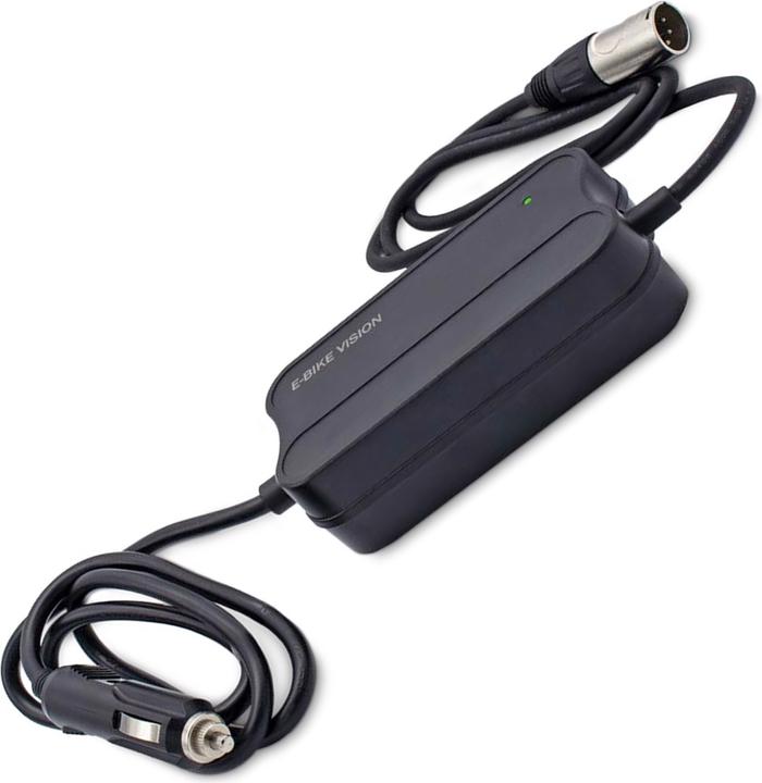 Image du produit E-Bike-Vision Chargeur allume-cigare 12V SET pour Bosch Active, Performance 36V (Chargeur de vélo électrique)