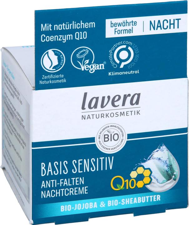 Produktbild Lavera Bas Sen Nac Cr Q10 (50 ml, Nachtcreme)