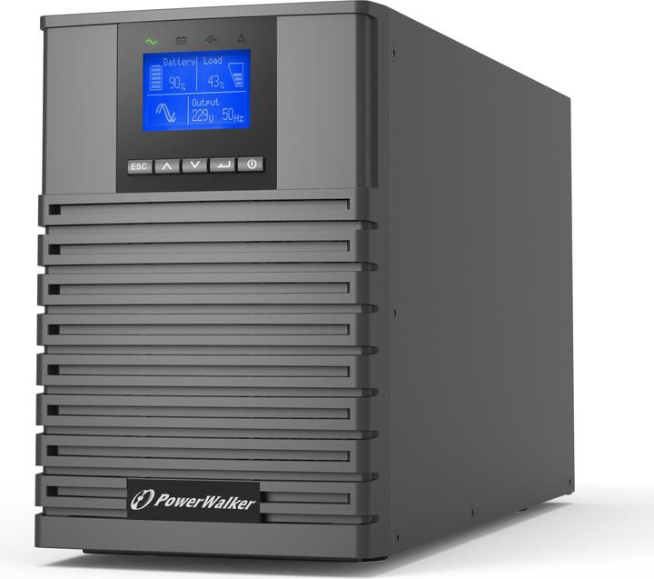Actual product image Powerwalker UPS VFI 1500 ICT loT (1.50 VA, 1500 W, Online double converter UPS)