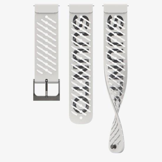 Actual product image Suunto 22 Ath5 Silicone Strap Pearl White S+M (22 mm, Silicone)