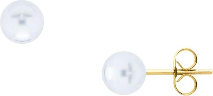 Candy Ohrstecker Sofia S 4.0 mm, 925 Sterling Silber, vergoldet (18k vergoldet, 925 Sterling Silber)