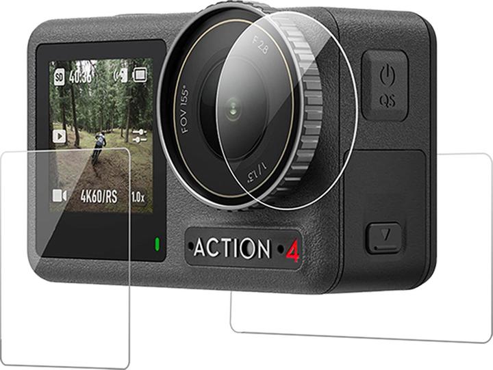 Actual product image Telesin Screen film for DJI Osmo Action 4/3 (3)
