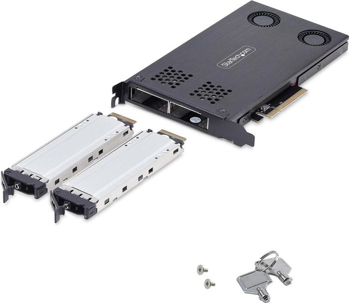 Image du produit StarTech HDD Acc Dual M.2 NVMe SSD vers PCIe x8