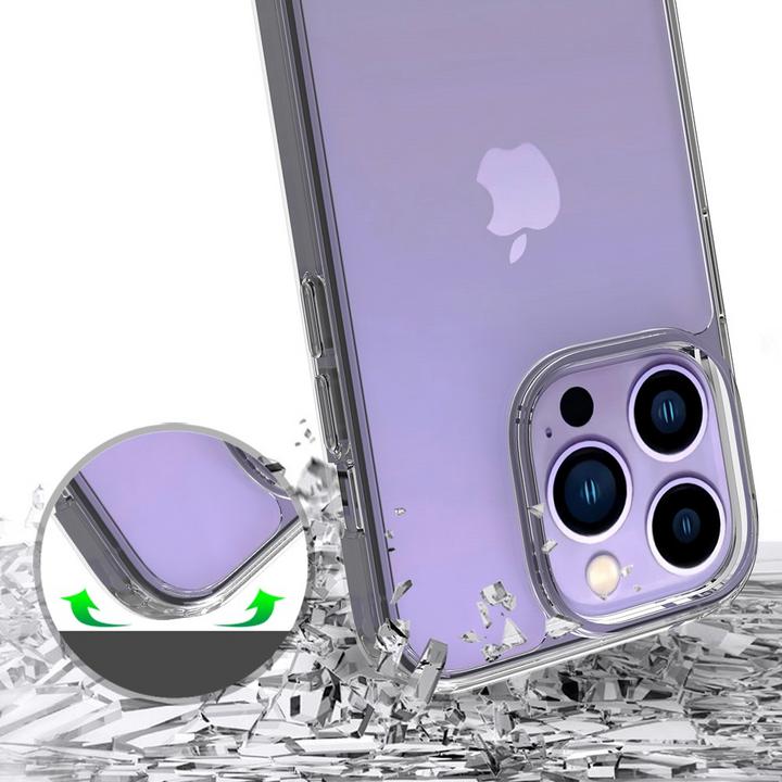 Actual product image Apfelkiste Hybrid cover TPU bumper with acrylic back (Apple iPhone 14 Pro)