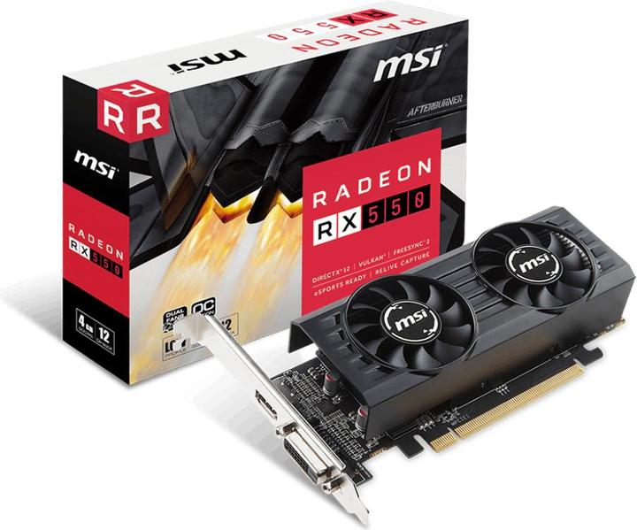 Produktbild MSI Radeon RX550 LP OC (4 GB)