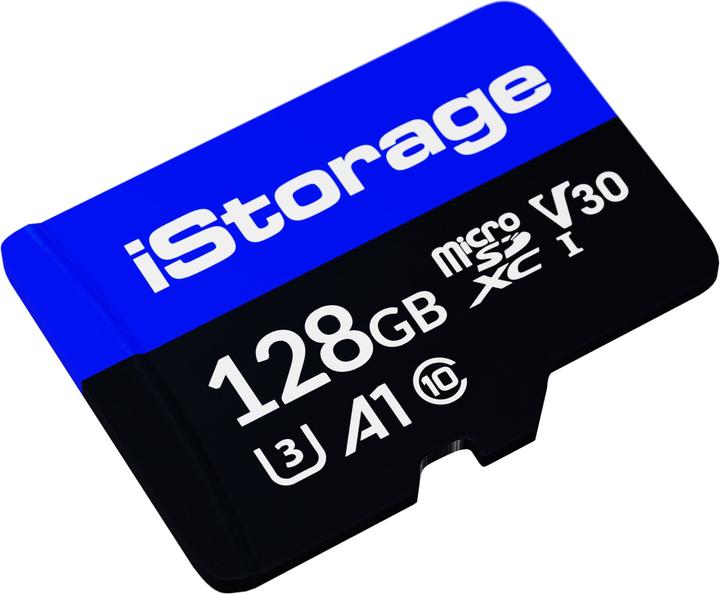 Actual product image iStorage microSD (1-Pack) (128 GB, microSDXC, U3, UHS-III)
