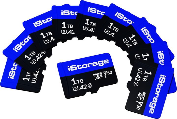 Produktbild iStorage microSD Card (10-Pack) (1000 GB, microSDXC, U3, UHS-III)