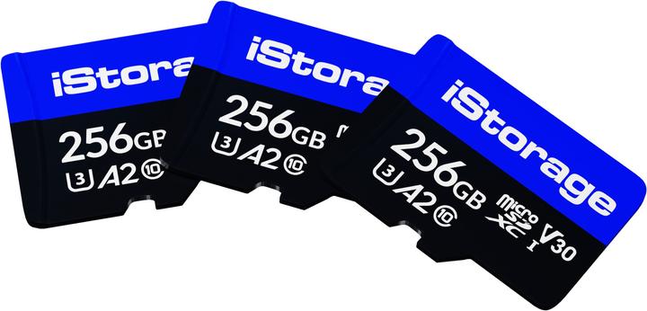 Produktbild iStorage microSD Card (10-Pack) (256 GB, microSDXC, U3, UHS-III)