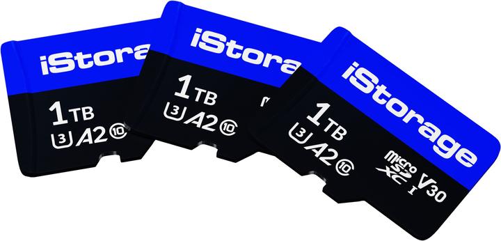 Image du produit iStorage microSD (3-Pack) (1000 Go, microSDXC, U3, UHS-III)