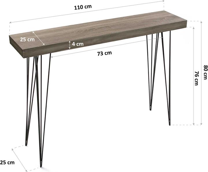 Immagine prodotto Versa Dallas (80 x 25 x 110 cm)
