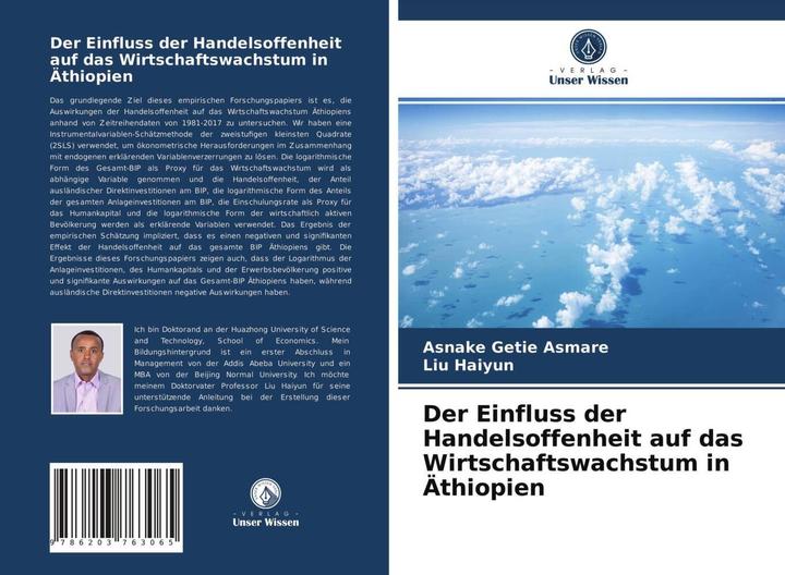 Produktbild Der Einfluss der Handelsoffenheit auf das Wirtschaftswachstum in Äthiopien (Liu Haiyun, Asnake Getie Asmare, 2021)