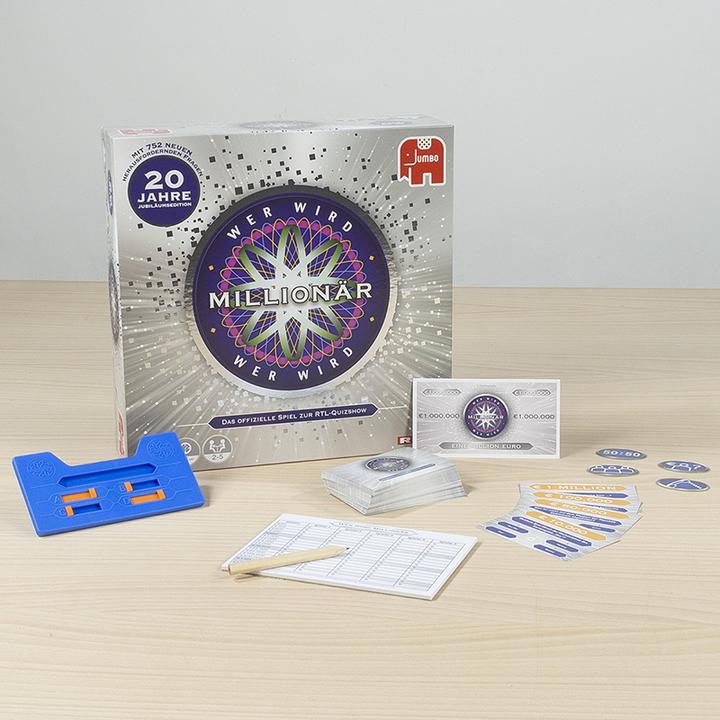Image du produit Jumbo Qui veut être millionnaire 20 J, d 20 ans édition anniversaire, à partir de 12 ans, 2-5 joueurs (Allemand)