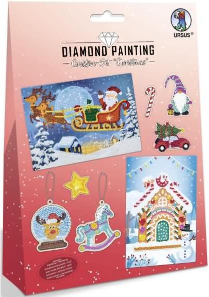 Actual product image Ursus Diamond Painting Christmas