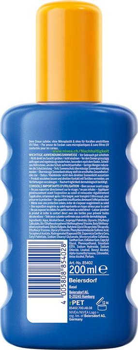 Produktbild NIVEA Sun Protect & Moisture Sonnenspray (Sonnenspray, SPF 30, 200 ml, 229 g)